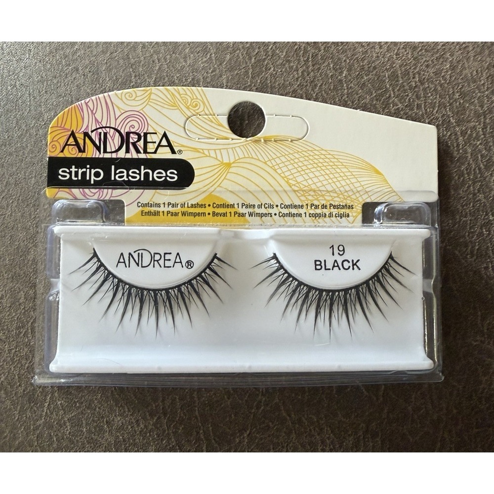 Andrea Strip Lashes 19 Black New In Package